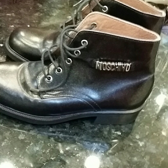 Moschino kids leather boots - Picture 6 of 7